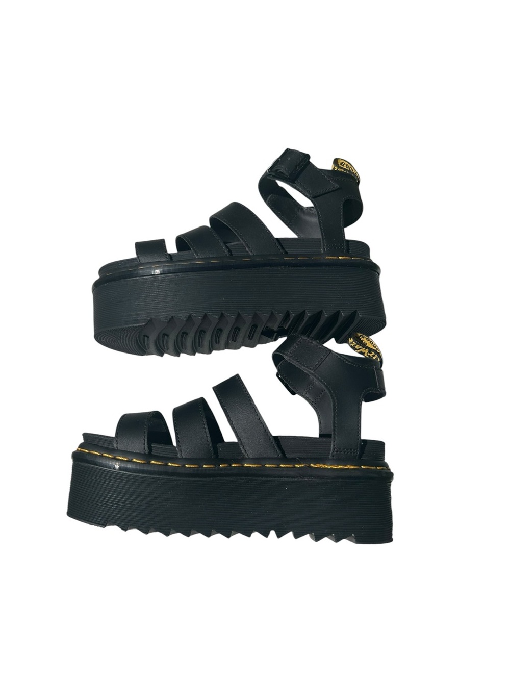 Dr. Martens Black Platform Gladiator Sandals - Picture 3 of 6